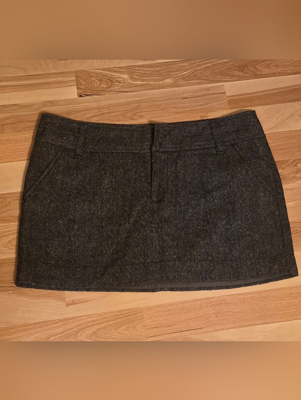Vintage Y2K American Eagle wool mini skirt Sz 12